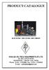 PRODUCT CATALOGUE NS-SE ISO 9001 : 2008 / ISO 9001: 2008 COMPANY
