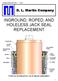 INGROUND, ROPED, AND HOLELESS JACK SEAL REPLACEMENT