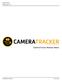 RELEASE NOTES CameraTracker 1.0. CameraTracker Release Notes