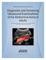 Diagnostic and Screening Ultrasound Examinations of the Abdominal Aorta in Adults