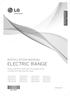 INSTALLATION MANUAL ELECTRIC RANGE. Please read these instructions thoroughly before installing and operating the range.