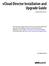vcloud Director Installation and Upgrade Guide