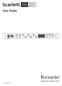 User Guide FA 0865-02. www.focusrite.com