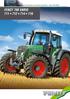 FENDT 700 VARIO 711 712 714 716. The vital statistics of a new tractor generation Favorit 700 VARIO