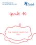 The Mind guide to the Mental Health Act 1983. guide to
