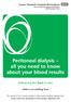 Peritoneal dialysis all you need to know about your blood results