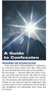 A Guide to Confession PREPARING FOR RECONCILIATION