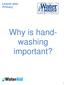 Lesson plan Primary. Why is handwashing. important?