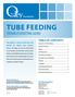 Tube Feeding. Troubleshooting Guide. table of contents