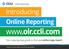 www.olr.ccli.com Introducing Online Reporting Your step-by-step guide to the new online copy report Online Reporting