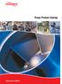 Experience In Motion. Pump Product Catalog