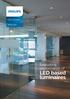 LED Luminaires. White paper. Evaluating performance of. LED based. luminaires