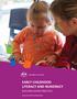 EARLY CHILDHOOD LITERACY AND NUMERACY BUILDING GOOD PRACTICE MARILYN FLEER AND BRIDIE RABAN