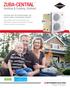 ZUBA-CENTRALTM. Heating & Cooling. Evolved. HEATING AND AIR CONDITIONING FOR WHOLE-HOME, YEAR-ROUND COMFORT