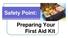 Safety Point: Preparing Your First Aid Kit