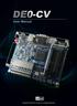 Chapter 1 Introduction... 3. 1. 1 Package Contents... 3. 1. 2 DE0-CV System CD... 4. 1. 3 Layout and Components... 4