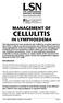 MANAGEMENT OF CELLULITIS IN LYMPHOEDEMA