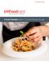 Food Handler Basic Course Study Guide