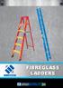 FIBREGLASS LADDERS THE LADDER WITH THE BLUE TRIM