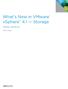 What s New in VMware vsphere 4.1 Storage. VMware vsphere 4.1