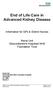End of Life Care in Advanced Kidney Disease