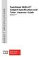 Functional Skills ICT Subject Specification and Tutor/ Assessor Guide September 2015 Version 2.0