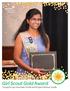 Girl Scout Gold Award. Troop/Group Volunteer Guide and Project Advisor Guide