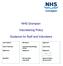 NHS Grampian. Volunteering Policy. Guidance for Staff and Volunteers