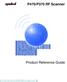 P470/P370 RF Scanner. Product Reference Guide