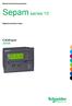 Electrical network protection. Sepam series 10. Digital protection relays. Catalogue 2008