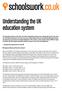 Understanding the UK education system
