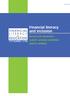 June 2013. Financial literacy and inclusion
