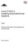 Level 2 NVQ in Installing Electrotechnical Systems