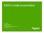 ESCO-model presentation. Thore Aslak Business Developer Energy Solutions Schneider Electric Buildings Denmark Tlf: +45 60 21 79 48