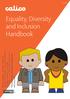 Equality, Diversity and Inclusion Handbook