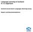 Language Learning in Scotland A 1+2 Approach