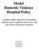Model Domestic Violence Hospital Policy