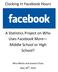 Clocking In Facebook Hours. A Statistics Project on Who Uses Facebook More Middle School or High School?