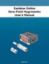 Easidew Online Dew-Point Hygrometer User s Manual