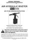 AIR HYDRAULIC RIVETER