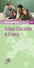 Files on School Education. School Education in France