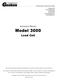 Load Cell. Instruction Manual Model 3000