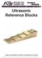 Ultrasonic Reference Blocks