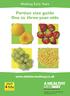 Portion size guide One to three-year-olds