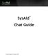 TM SysAid Chat Guide Document Updated: 10 November 2009