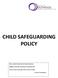 CHILD SAFEGUARDING POLICY