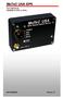 MoTeC USA GPS. Part # M GPS BL Available in 10 Hz or 20 Hz. USER MANUAL Version 1.4