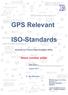 GPS Relevant. ISO-Standards