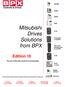 Mitsubishi Drives Solutions from BPX