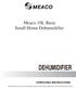 Meaco 10L Basic Small Home Dehumidifier